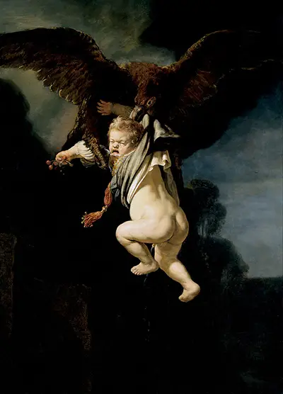 The Abduction of Ganymede Rembrandt